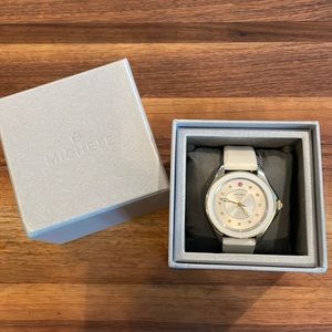 MICHELE Multicolor " Interchangeable Strap" Cape Topaz Watch